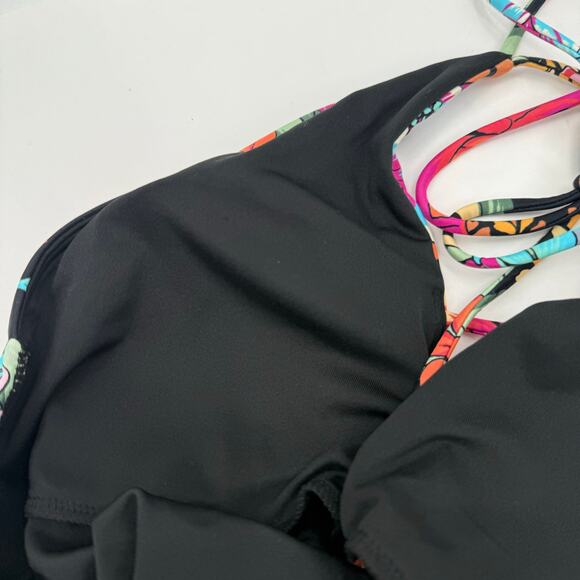 O'NEILL Reina Swimsuit Juniors Large NEW One Piece Tropical Santa Cruz Swim NWOT - Picture 7 of 14